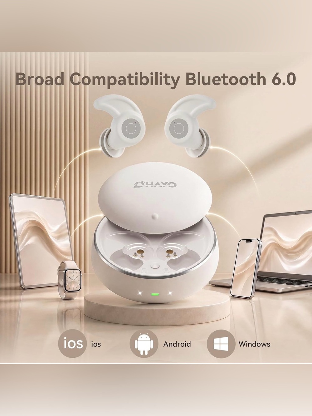 OHAYO A10 Headphones for Side Sleeping, Designed